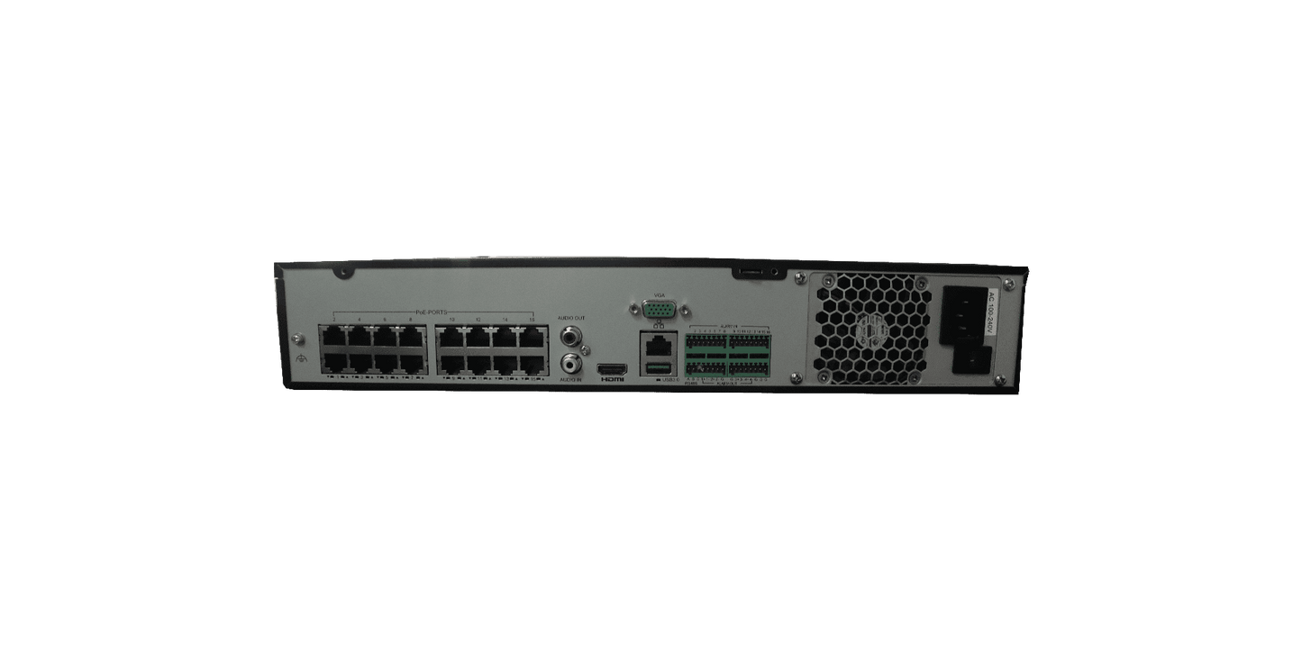Ultra Plus 16CH 4K 4 SATA NVR with 30TB
