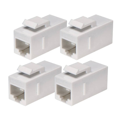 REVO Rj45 Indoor Keystone Coupler - 4 PACK