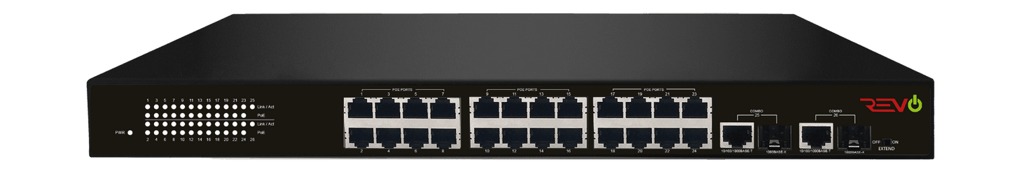 Revo Ultra Plus 128CH Commercial Grade NVR Surveillance System with 72 Security Cameras