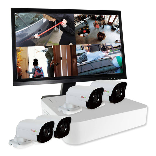 4 channel security camera system, 