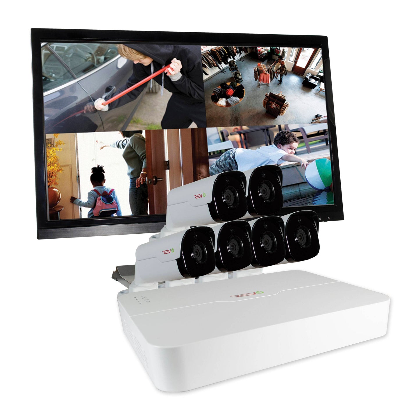 Ultra™ HD Security System with 6 Bullet Security Cameras