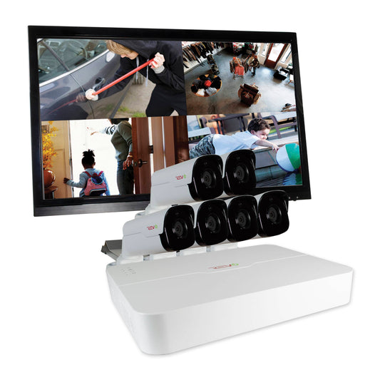 Ultra™ HD Security System with 6 Bullet Security Cameras