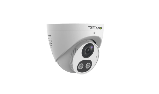 REVO UTLRA True 4K HD Smart Active Deterrence Turret Camera with 2-Way Audio