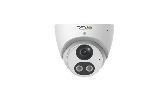 REVO UTLRA True 4K HD Smart Active Deterrence Turret Camera with 2-Way Audio(Pack of 2)