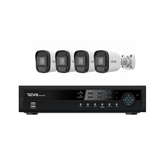 REVO 4 CH 1TB DVR, 1080p Indoor/Outdoor IR 4 Bullet Cameras Security System