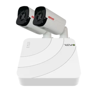 Ultra HD 4 Ch. 1TB NVR Surveillance System with 2 Weather Proof Bullet Cameras