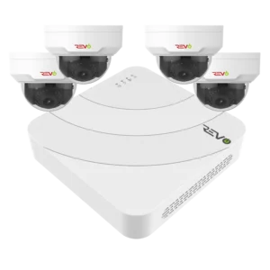 Ultra HD 4 Ch. 1TB NVR Best Surveillance System with 4 4MP Dome Cameras