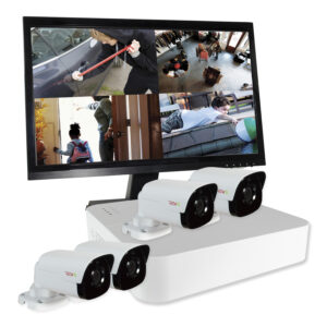 4 channel security camera system,