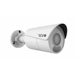REVO ULTRA BLUE Series 4K (8 Megapixel) H.265 Indoor/Outdoor IR Bullet Camera with built-in Mic & 60ft CAT5e pre-made cable