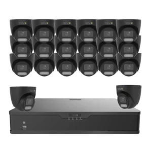 32CH 4K PoE NVR with 20×5MP Lumex Cameras